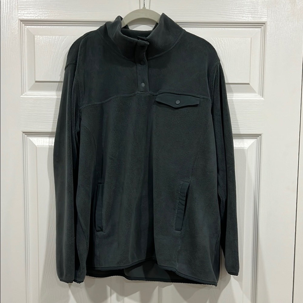 32 Degrees Fleece Pullover Olive Green Womens Size‎ XL